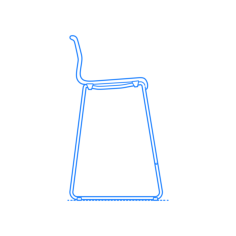 Furniture Stools Ikea Glenn Barstool Silhouette Svg Vector, Free Vectors File